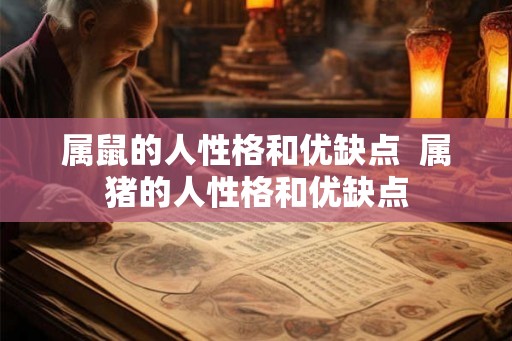 属鼠的人性格和优缺点  属猪的人性格和优缺点