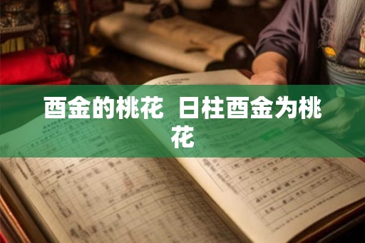 酉金的桃花 日柱酉金为桃花 酉金的桃花 日柱酉金为桃花