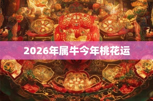 2026年属牛今年桃花运