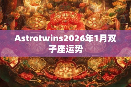 Astrotwins2026年1月双子座运势