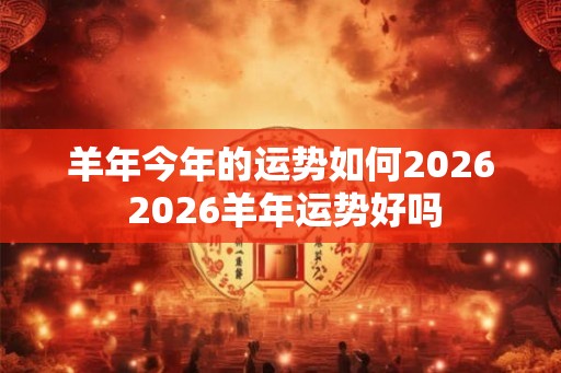羊年今年的运势如何2026 2026羊年运势好吗