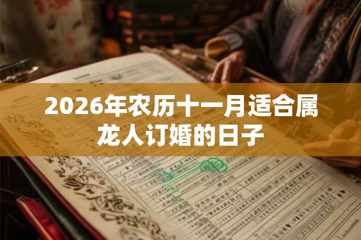 2026年农历十一月适合属龙人订婚的日子