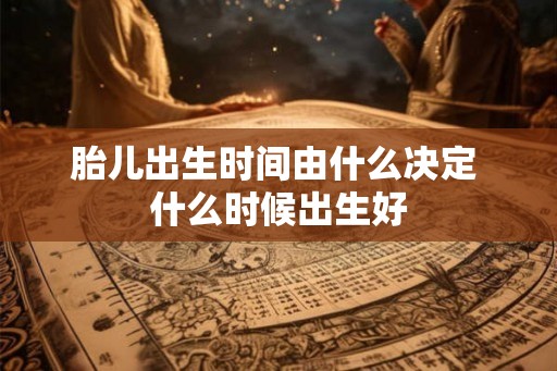 胎儿出生时间由什么决定 什么时候出生好