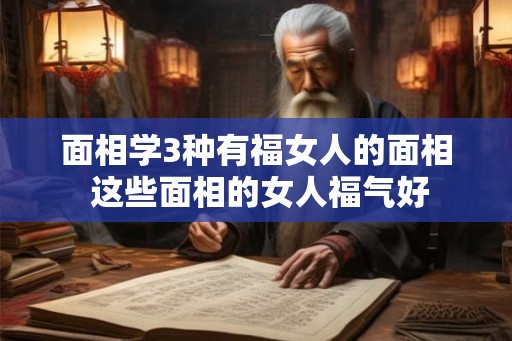 面相学3种有福女人的面相 这些面相的女人福气好 面相学3种有福女人的面相 这些面相的女人福气好