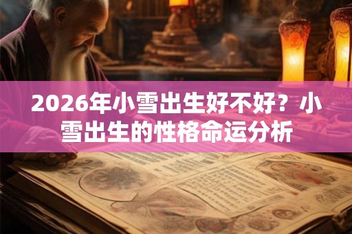 2026年小雪出生好不好？小雪出生的性格命运分析