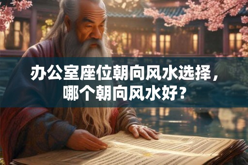 办公室座位朝向风水选择，哪个朝向风水好？
