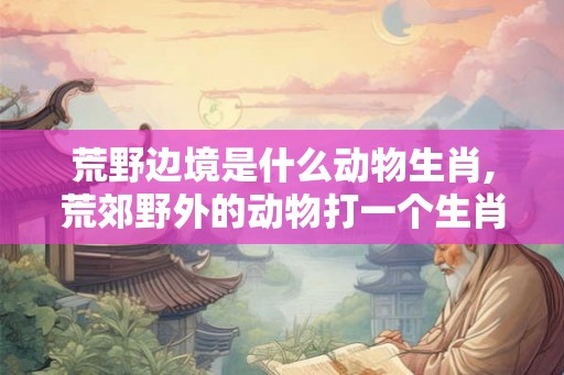 荒野边境是什么动物生肖,荒郊野外的动物打一个生肖 荒野边境是什么动物生肖,荒郊野外的动物打一个生肖