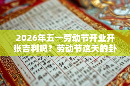 2026年五一劳动节开业开张吉利吗?劳动节这天的卦象如何? 2026年五一劳动节开业开张吉利吗?劳动节这天的卦象如何?