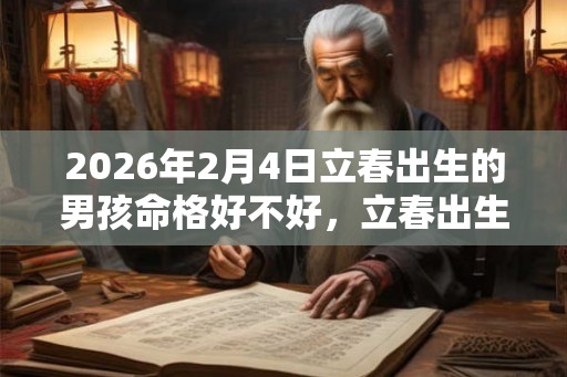 2026年2月4日立春出生的男孩命格好不好，立春出生的宝宝属什么？