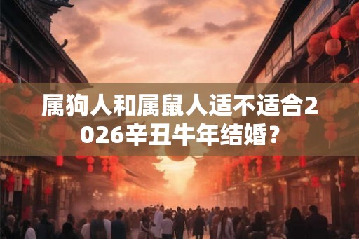 属狗人和属鼠人适不适合2026辛丑牛年结婚？