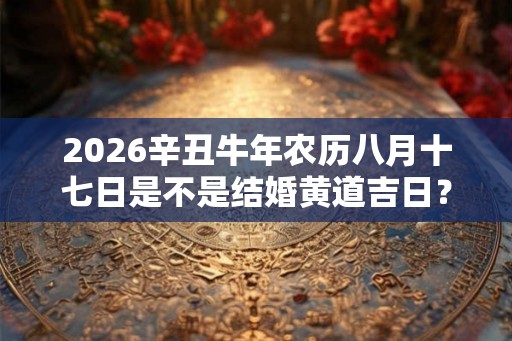 2026辛丑牛年农历八月十七日是不是结婚黄道吉日？