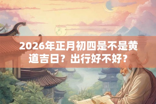 2026年正月初四是不是黄道吉日？出行好不好？