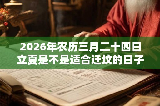 2026年农历三月二十四日立夏是不是适合迁坟的日子? 2026年农历三月二十四日立夏是不是适合迁坟的日子?
