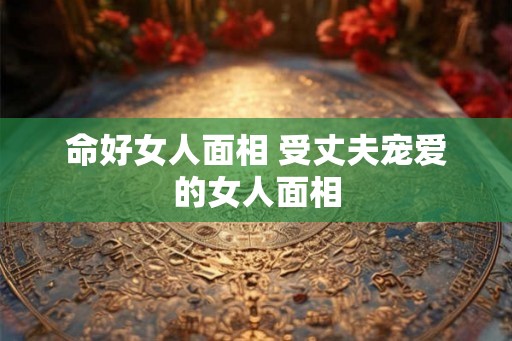 命好女人面相 受丈夫宠爱的女人面相