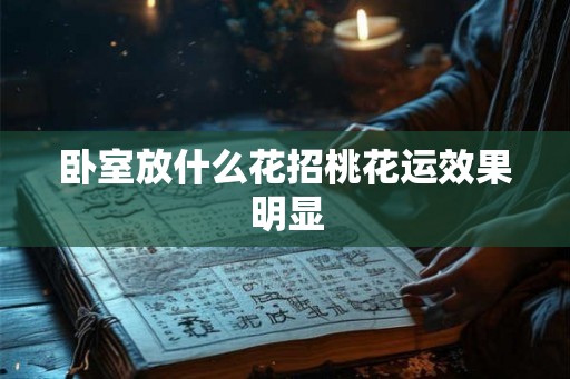卧室放什么花招桃花运效果明显