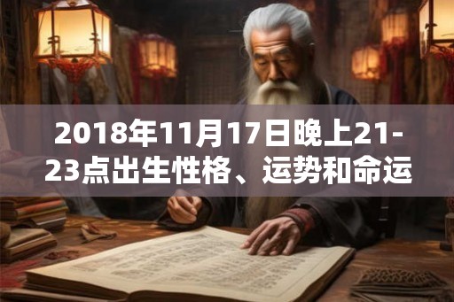 2018年11月17日晚上21-23点出生性格、运势和命运