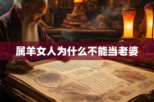 属羊女人为什么不能当老婆