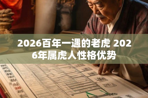 2026百年一遇的老虎 2026年属虎人性格优势