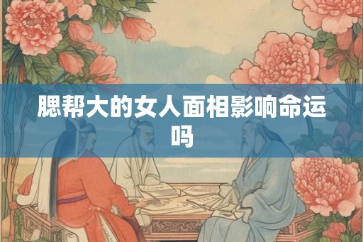 腮帮大的女人面相影响命运吗 腮帮大的女人面相影响命运吗