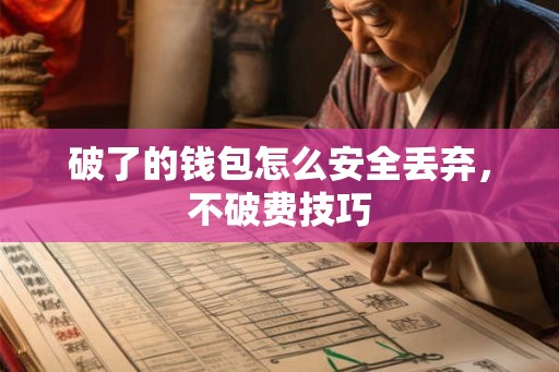 破了的钱包怎么安全丢弃,不破费技巧 破了的钱包怎么安全丢弃,不破费技巧