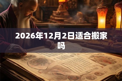 2026年12月2日适合搬家吗