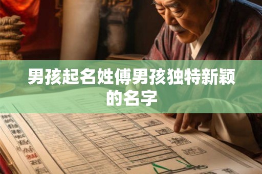 男孩起名姓傅男孩独特新颖的名字