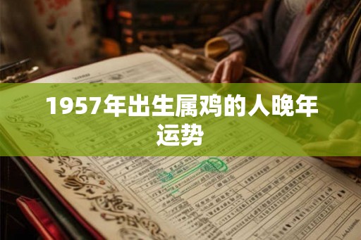 1957年出生属鸡的人晚年运势