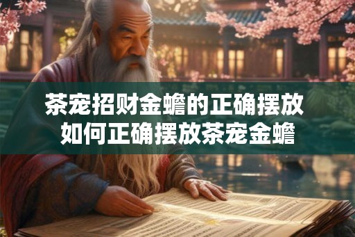 茶宠招财金蟾的正确摆放 如何正确摆放茶宠金蟾 茶宠招财金蟾的正确摆放 如何正确摆放茶宠金蟾