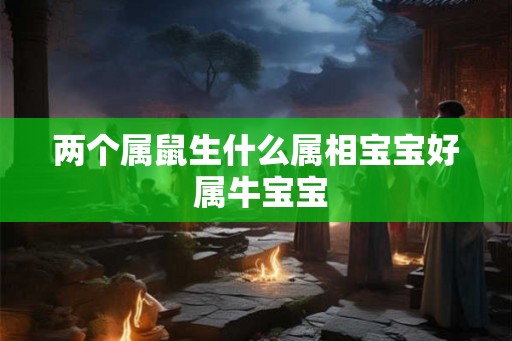 两个属鼠生什么属相宝宝好 属牛宝宝 两个属鼠生什么属相宝宝好 属牛宝宝