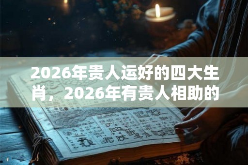 2026年贵人运好的四大生肖，2026年有贵人相助的生肖