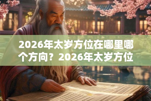 2026年太岁方位在哪里哪个方向？2026年太岁方位如何化解？