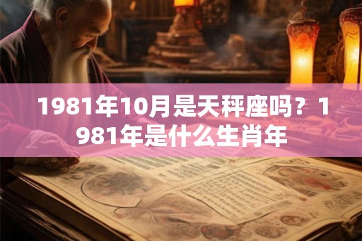 1981年10月是天秤座吗？1981年是什么生肖年