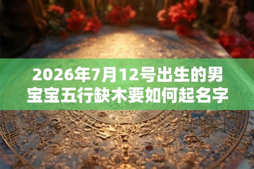 2026年7月12号出生的男宝宝五行缺木要如何起名字 2026年7月12号出生的男宝宝五行缺木要如何起名字