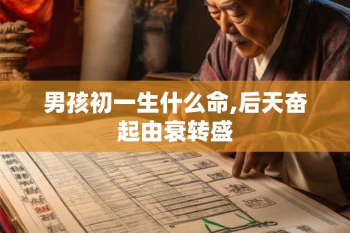 男孩初一生什么命,后天奋起由衰转盛 男孩初一生什么命,后天奋起由衰转盛
