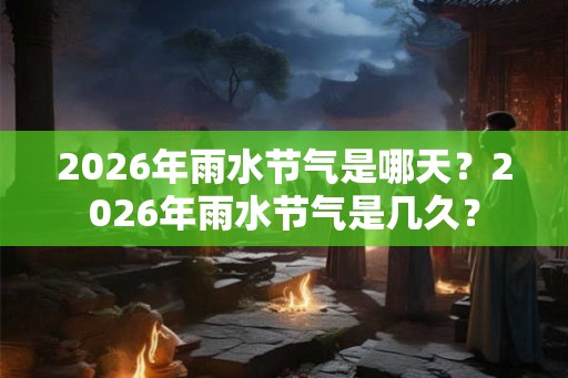 2026年雨水节气是哪天?2026年雨水节气是几久? 2026年雨水节气是哪天?2026年雨水节气是几久?