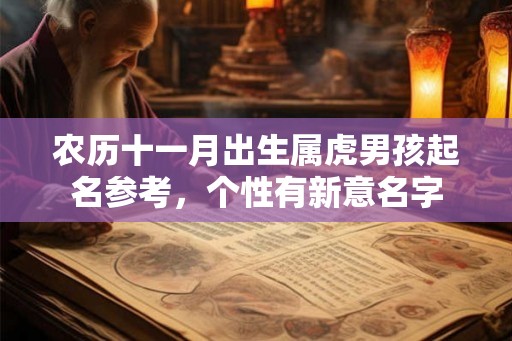 农历十一月出生属虎男孩起名参考，个性有新意名字