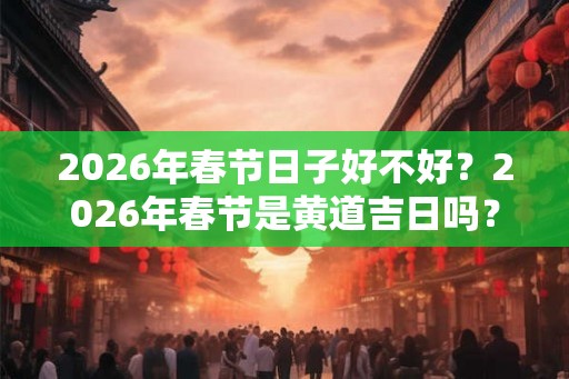 2026年春节日子好不好?2026年春节是黄道吉日吗? 2026年春节日子好不好?2026年春节是黄道吉日吗?