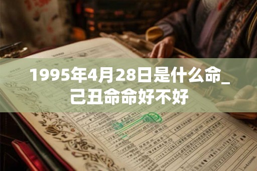 1995年4月28日是什么命_己丑命命好不好