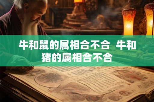 牛和鼠的属相合不合 牛和猪的属相合不合 牛和鼠的属相合不合 牛和猪的属相合不合