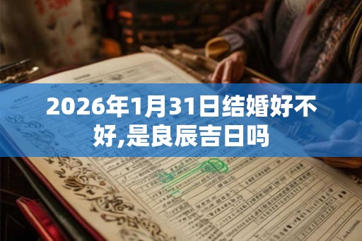 2026年1月31日结婚好不好,是良辰吉日吗