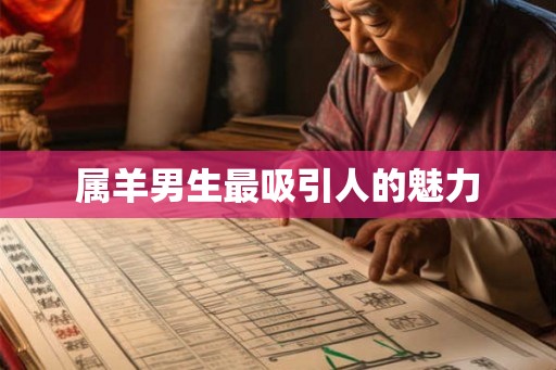 属羊男生最吸引人的魅力