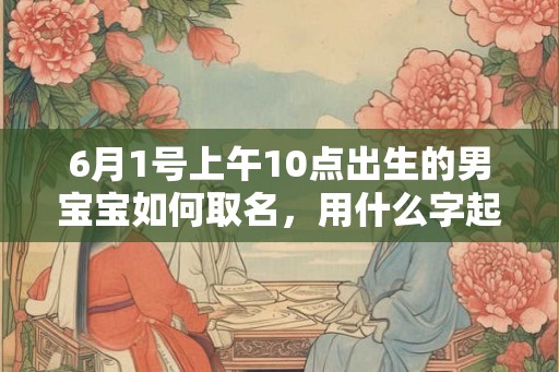 6月1号上午10点出生的男宝宝如何取名，用什么字起名好