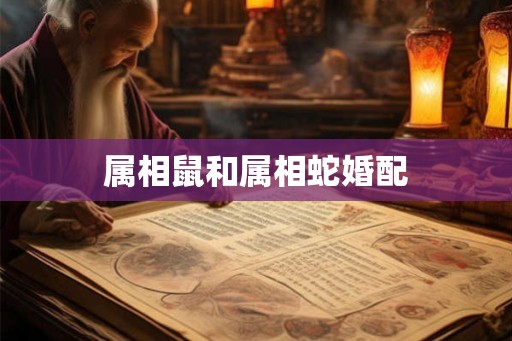 属相鼠和属相蛇婚配 属相鼠和属相蛇婚配