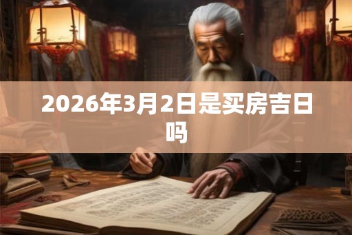 2026年3月2日是买房吉日吗