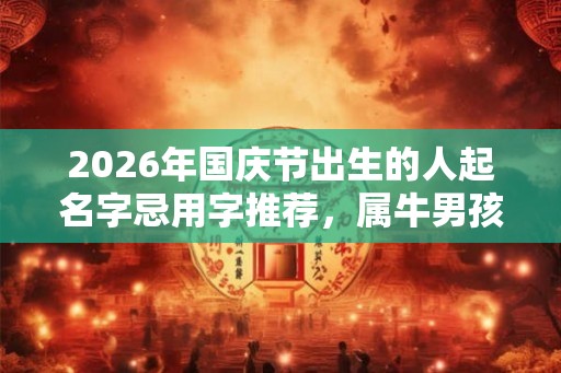2026年国庆节出生的人起名字忌用字推荐,属牛男孩吉利的名字 2026年国庆节出生的人起名字忌用字推荐,属牛男孩吉利的名字