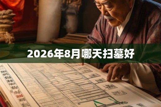 2026年8月哪天扫墓好 2026年8月哪天扫墓好