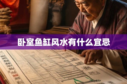 卧室鱼缸风水有什么宜忌