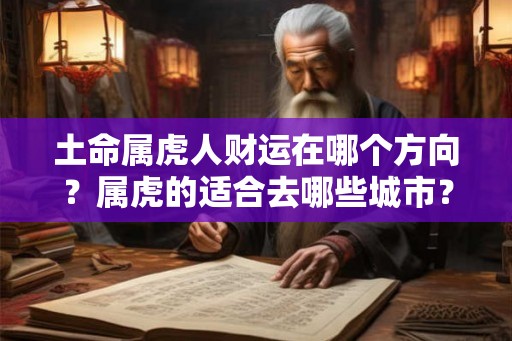 土命属虎人财运在哪个方向？属虎的适合去哪些城市？