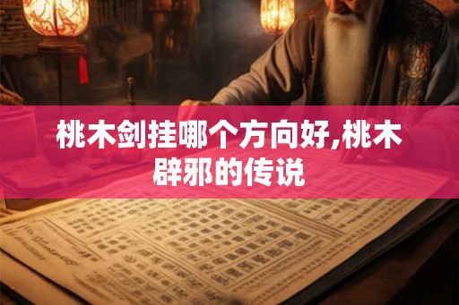 桃木剑挂哪个方向好,桃木辟邪的传说 桃木剑挂哪个方向好,桃木辟邪的传说