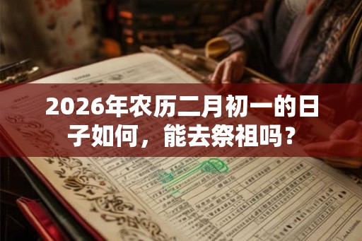 2026年农历二月初一的日子如何，能去祭祖吗？
